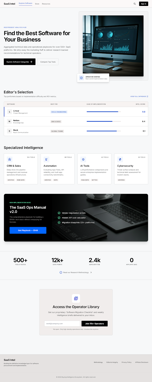 Intelligence Platform